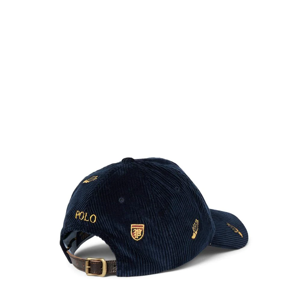 商品Ralph Lauren|Embroidered Corduroy Ball Cap,价格¥525,第2张图片详细描述