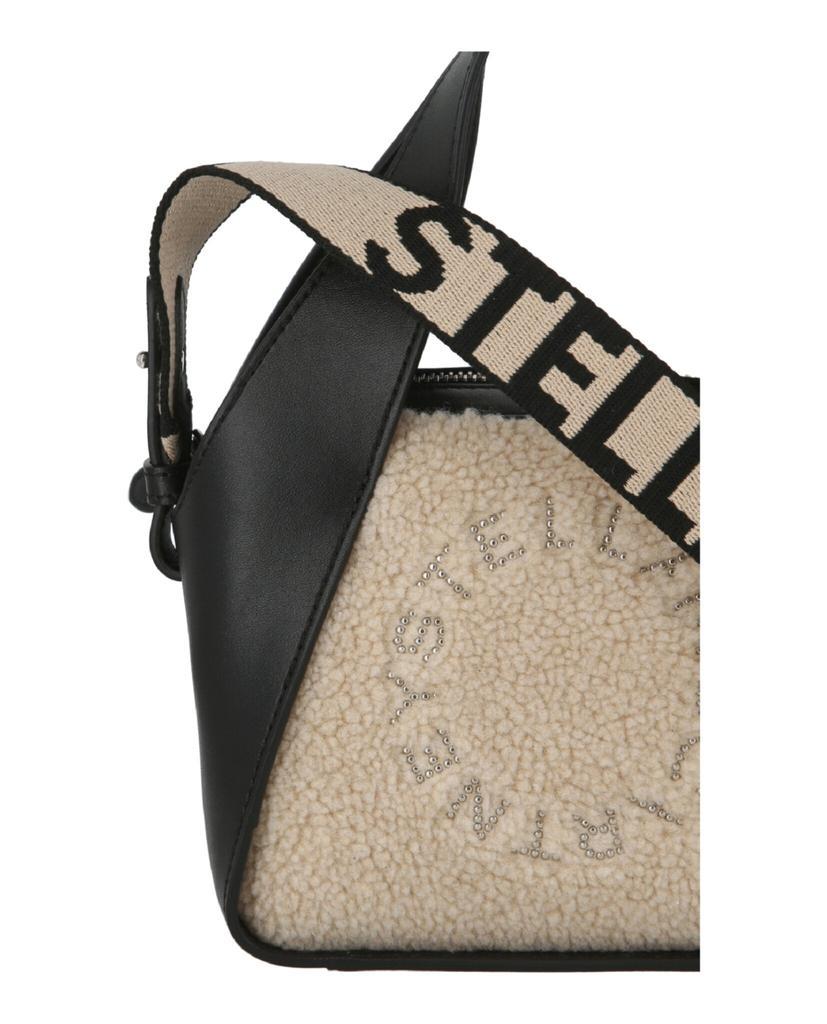 商品Stella McCartney|Small Shearling Logo Stud Tote,价格¥2201,第5张图片详细描述