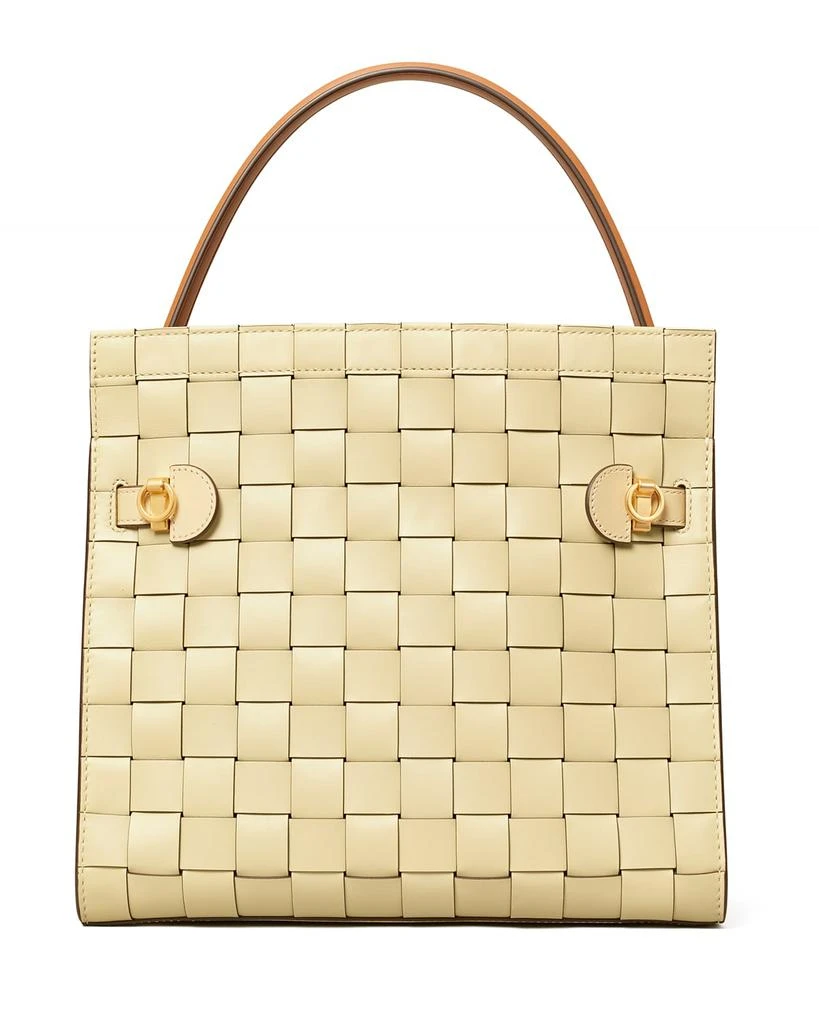 商品Tory Burch|Lee Radziwill Woven Double Satchel Bag,价格¥5550,第3张图片详细描述