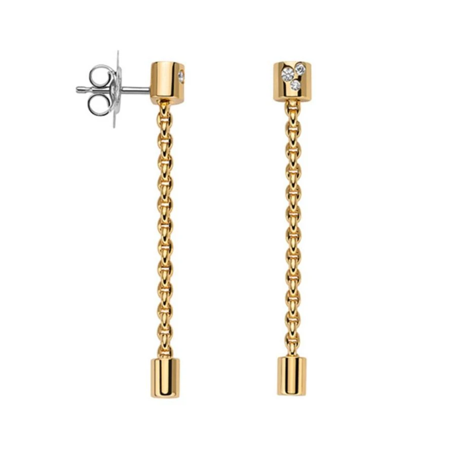 商品FOPE|18k Yellow Gold 0.09cttw Diamond Aria Drop Earrings,价格¥13462,第1张图片