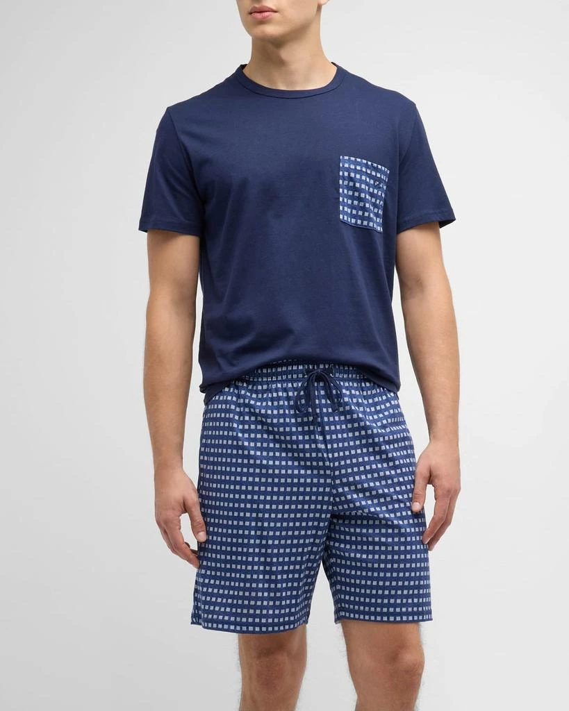 商品HOM|Men's Larry Checkered Short Pajama Set,价格¥761,第1张图片
