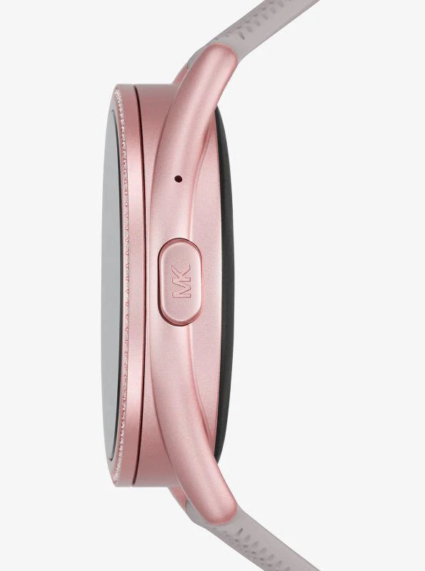 商品Michael Kors|Michael Kors Access Gen 5E MKGO Pink-Tone and Logo Rubber Smartwatch,价格¥1688,第2张图片详细描述