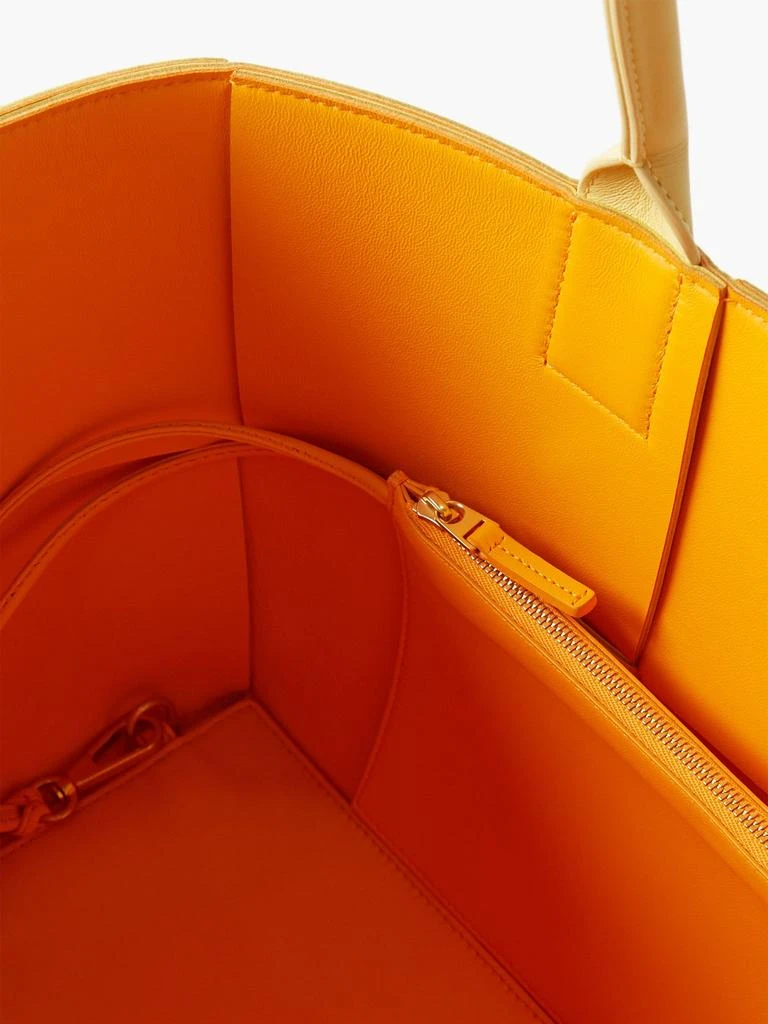 商品Bottega Veneta|Arco medium Intrecciato-leather tote bag,价格¥21534,第4张图片详细描述