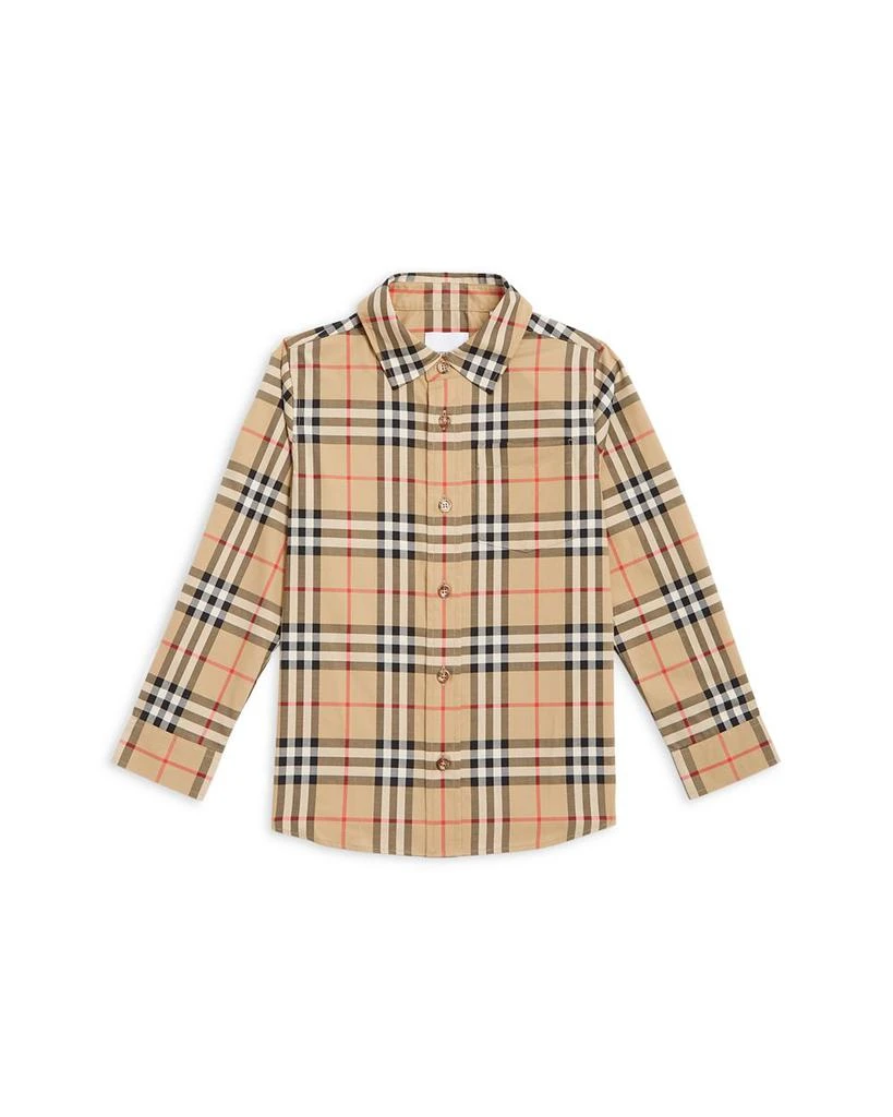 商品Burberry|Boys' Owen Vintage Check Shirt - Little Kid, Big Kid,价格¥2079,第1张图片