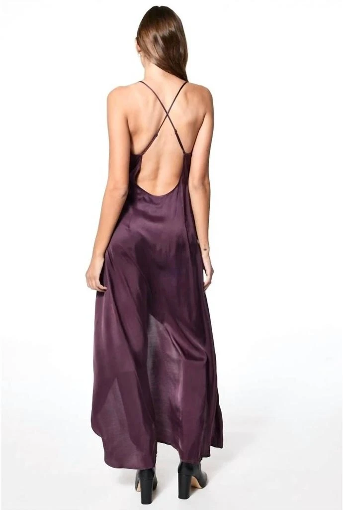 商品Young Fabulous & Broke|Givanni Maxi Slip Dress In Raisin,价格¥531,第3张图片详细描述