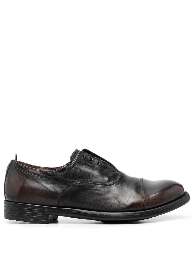 Officine Creative Men's  Brown Leather Lace Up Shoes商品第1张图片规格展示