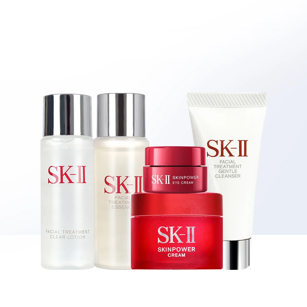 商品SK-II|SK2星品体验套装洗面奶神仙水眼霜大红瓶面霜试用装sk2,价格¥475,第1张图片