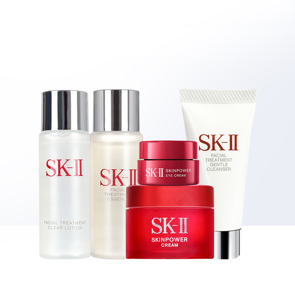 商品SK-II|SK2星品体验套装洗面奶神仙水眼霜大红瓶面霜试用装sk2,价格¥464,第1张图片