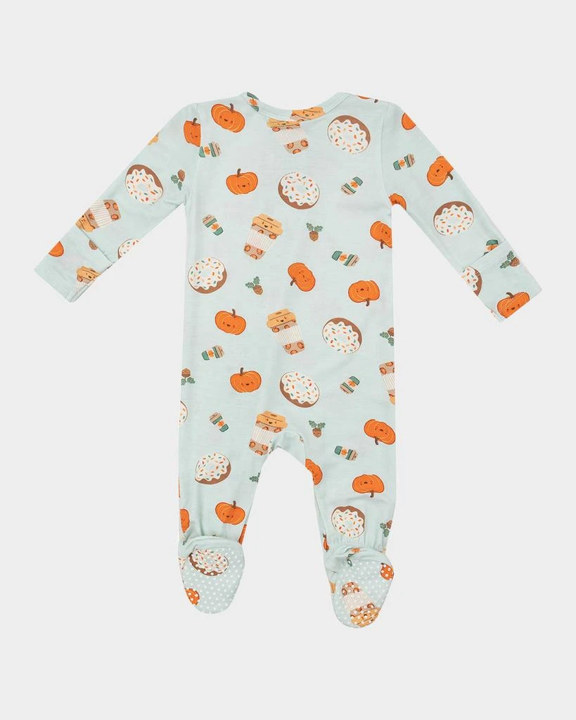 商品Angel Dear|Kid's Pumpkin Spice Latte Footie W/ Bandana Bib, Size Newborn-9M,价格¥263,第2张图片详细描述