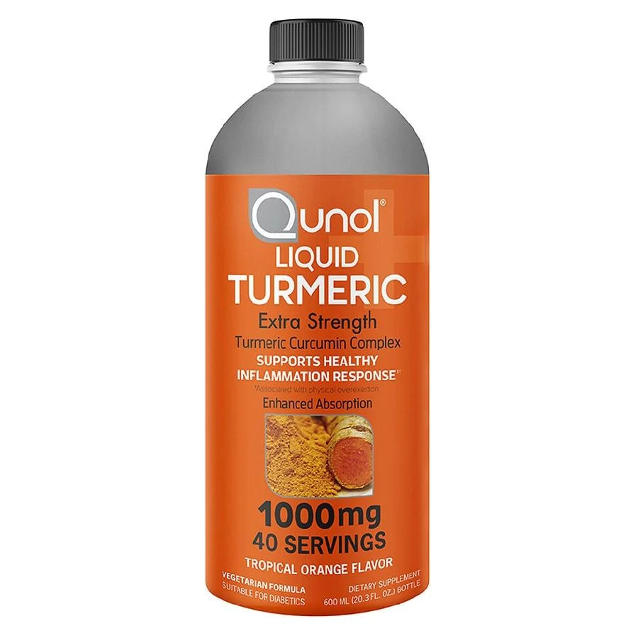 商品Qunol|Liquid Turmeric 1000mg Extra Strength Tropical Orange,价格¥422,第1张图片