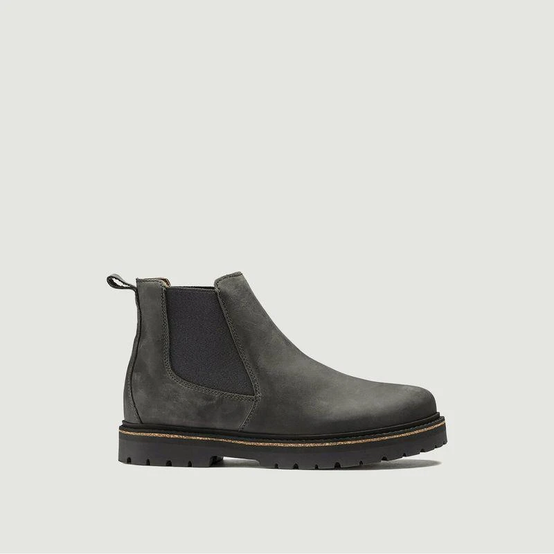 商品Birkenstock|Chelsea boots in nubuck Stalon Graphite BIRKENSTOCK,价格¥1481,第1张图片