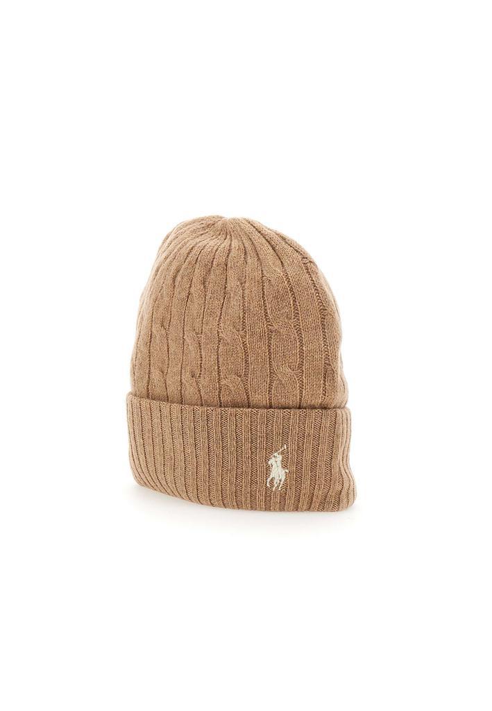 商品Ralph Lauren|POLO RALPH LAUREN "Cable Cuff" wool and cashmere hat,价格¥677,第1张图片