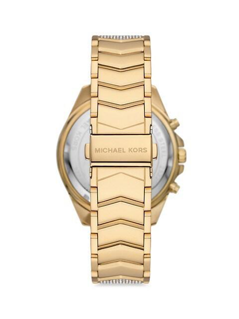 商品Michael Kors|Whitney Chronograph Goldtone Stainless Steel Watch,价格¥2935,第6张图片详细描述