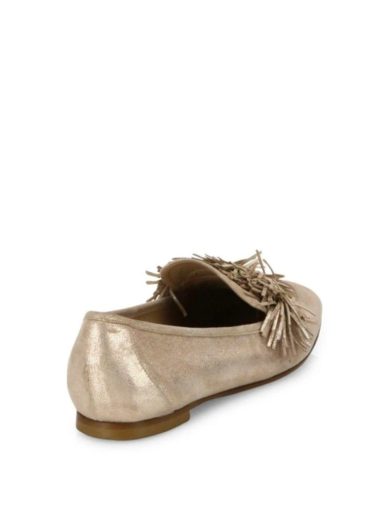 商品Aquazzura|Wild Shimmer Suede Loafer Flats,价格¥1948,第2张图片详细描述