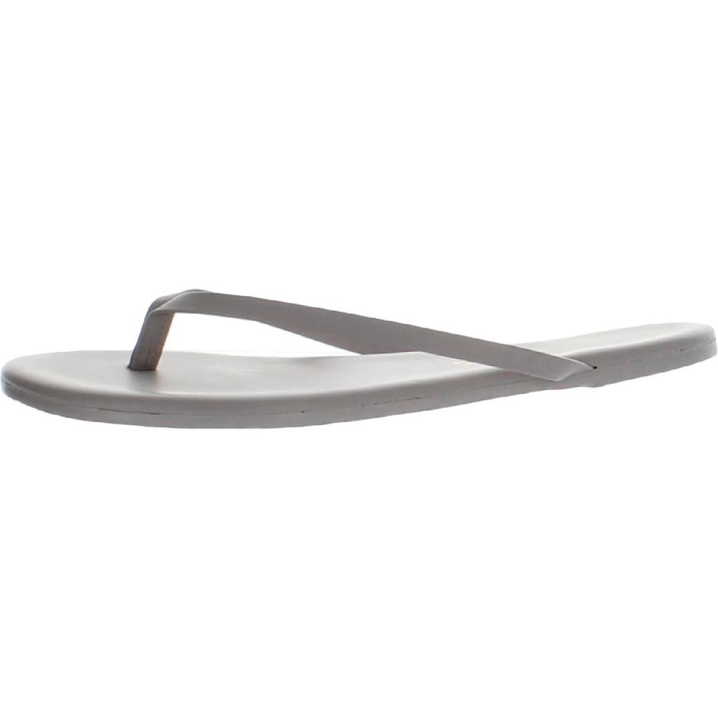 Tkees Womens Foundations Faux Leather Thong Flip-Flops商品第1张图片规格展示