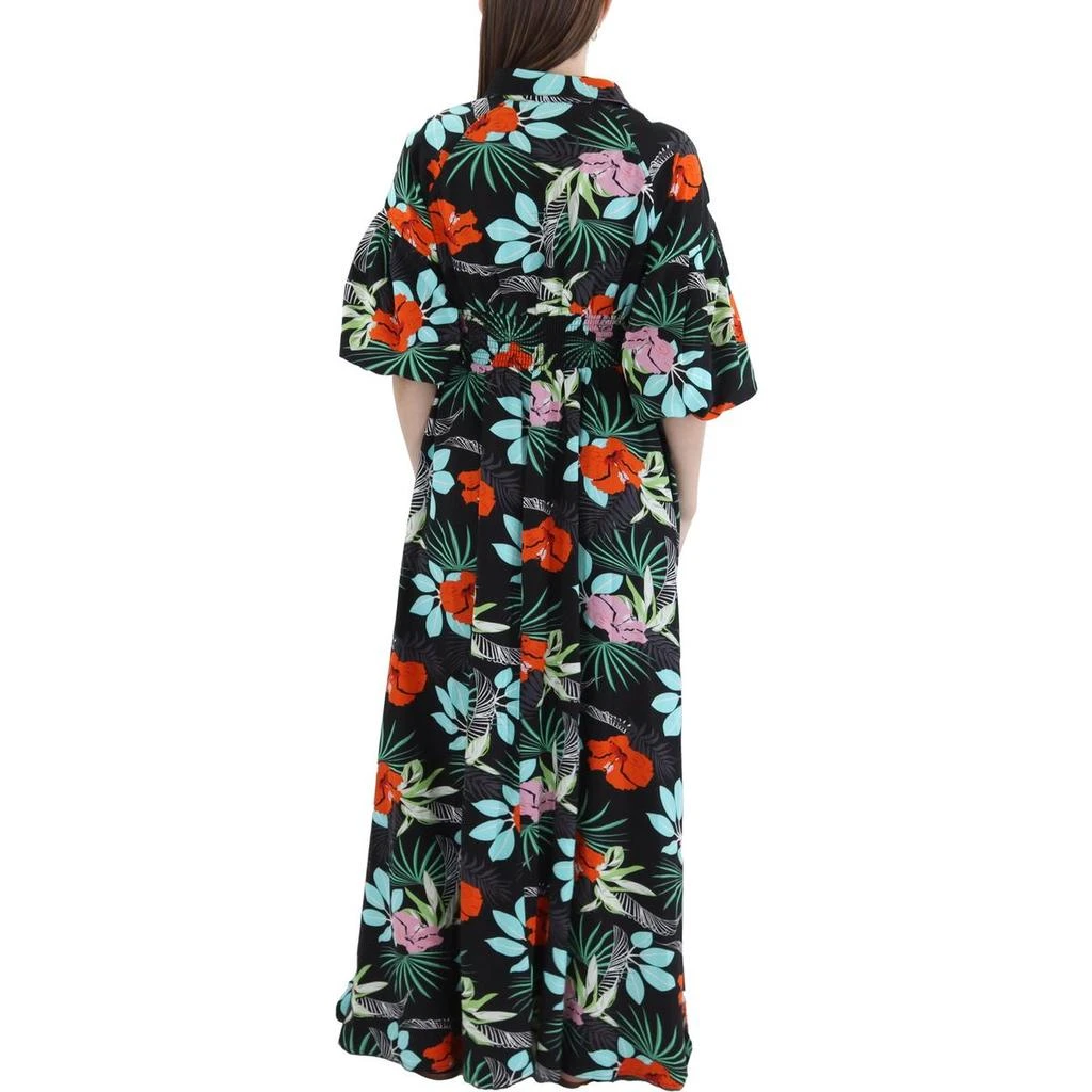 商品Gracia|Womens Floral Puff Sleeves Shirtdress,价格¥570,第2张图片详细描述