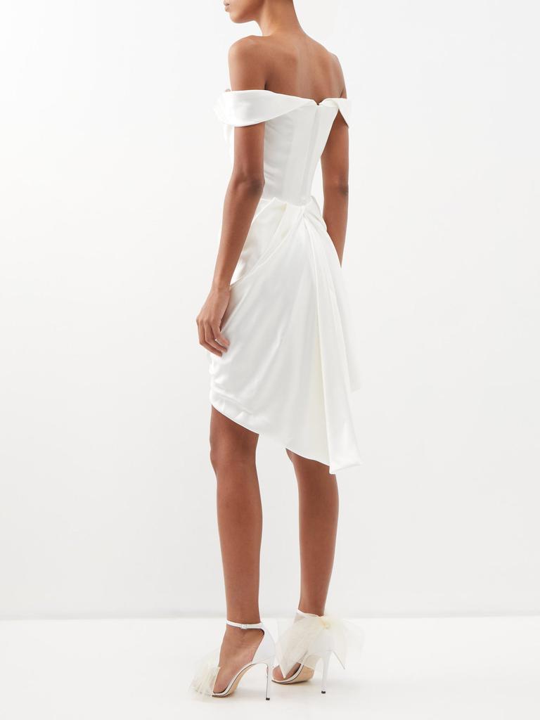 商品Vivienne Westwood|Cora Cocotte off-the-shoulder silk mini dress,价格¥32551,第7张图片详细描述