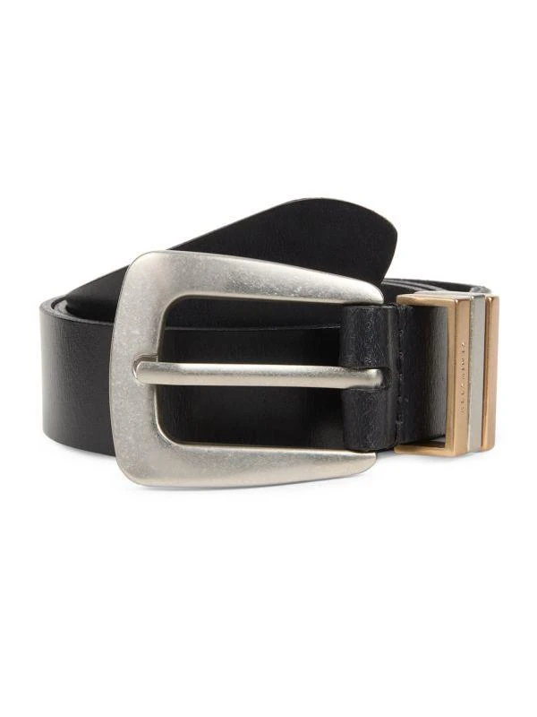 商品ALL SAINTS|32MM Mixed-Metal Leather Belt,价格¥395,第1张图片