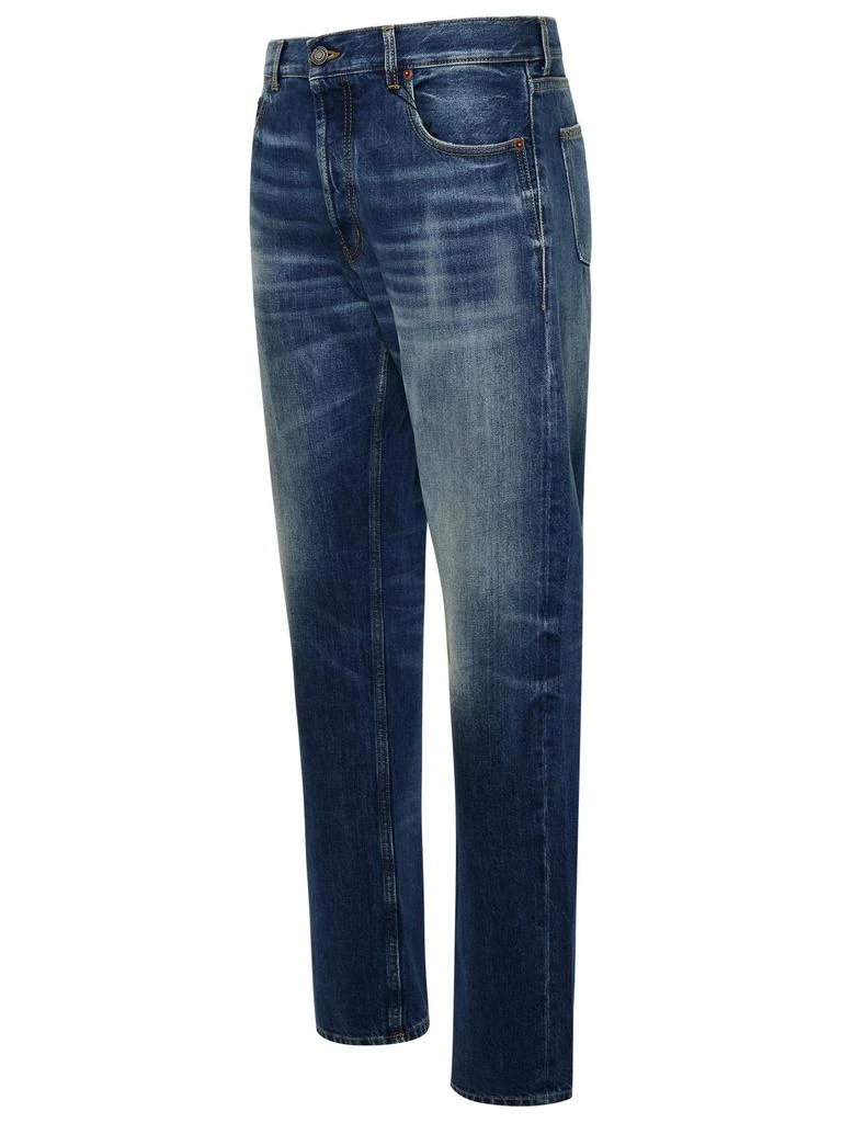商品Yves Saint Laurent|Saint Laurent Logo Patch Straight Leg Jeans,价格¥2826,第3张图片详细描述