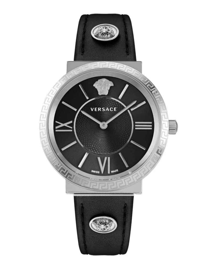 商品Versace|Glamour Lady Strap Watch,价格¥1875,第1张图片