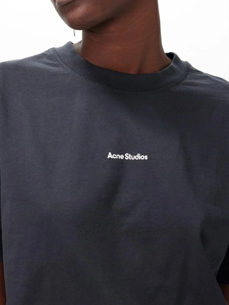 商品Acne Studios|Logo-print cotton jersey T-shirt,价格¥933,第3张图片详细描述