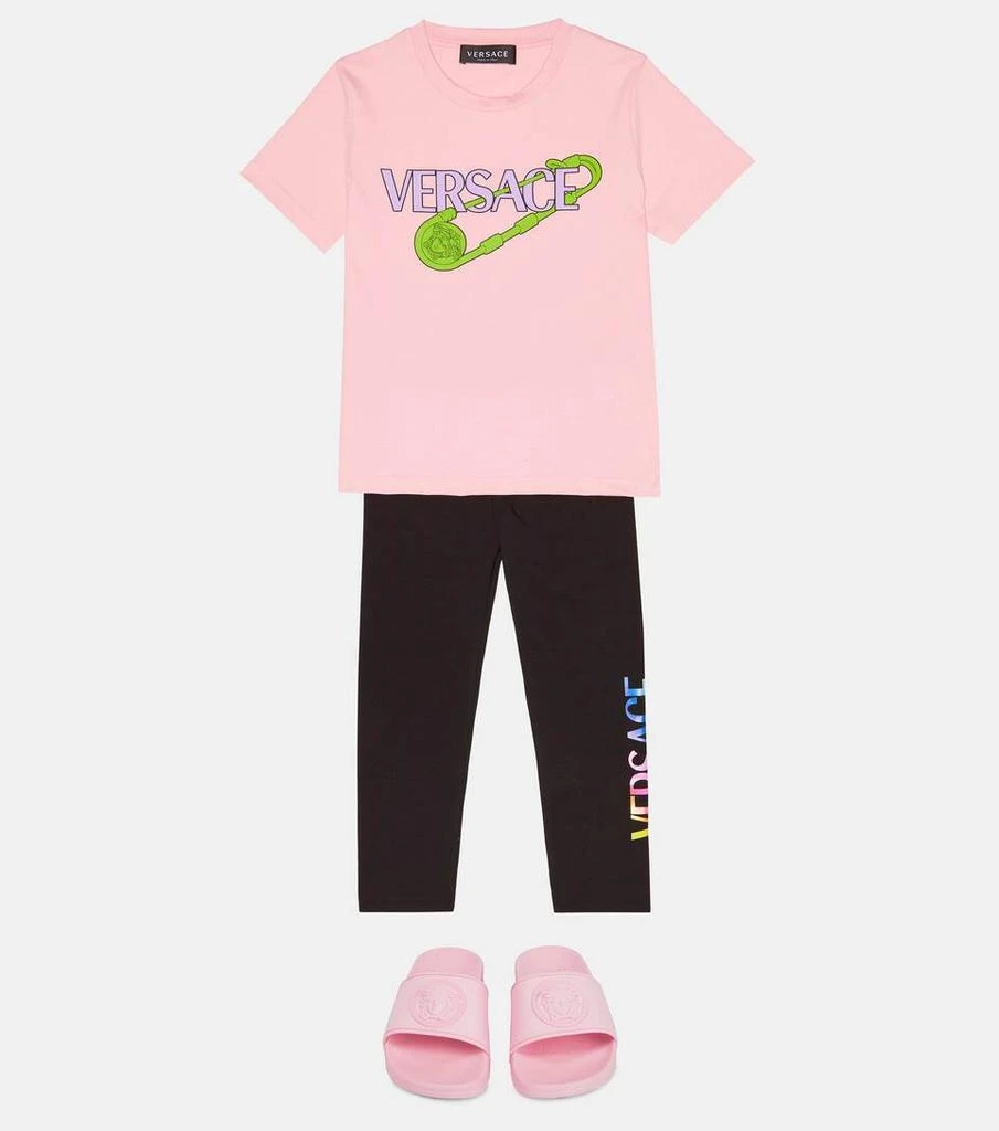 商品Versace|Safety Pin棉质T恤,价格¥1081,第2张图片详细描述