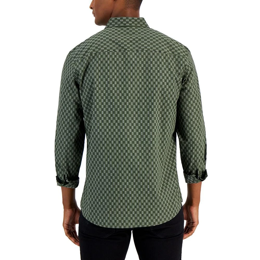 商品Alfani|Men's Marco Geometric-Print Shirt, Created for Macy's,价格¥183,第2张图片详细描述