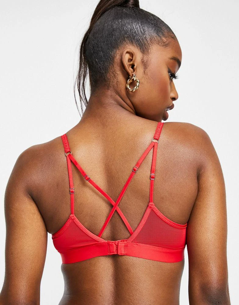 商品Aerie|Aerie cross back triangle bra in red,价格¥115,第2张图片详细描述