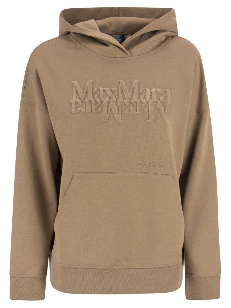 'S Max Mara Logo Detailed Long Sleeved Hoodie商品第1张图片规格展示