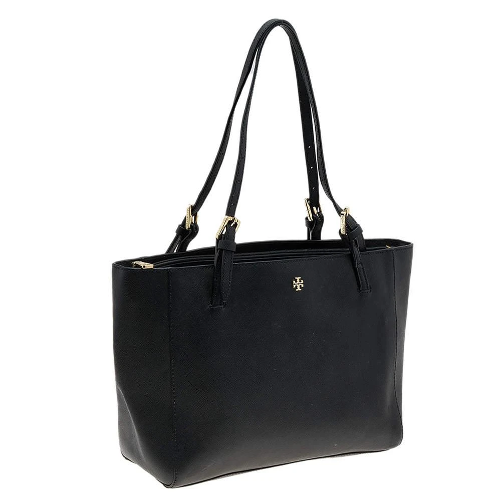 商品[二手商品] Tory Burch|Tory Burch Black Leather Medium York Buckle Tote,价格¥807,第3张图片详细描述