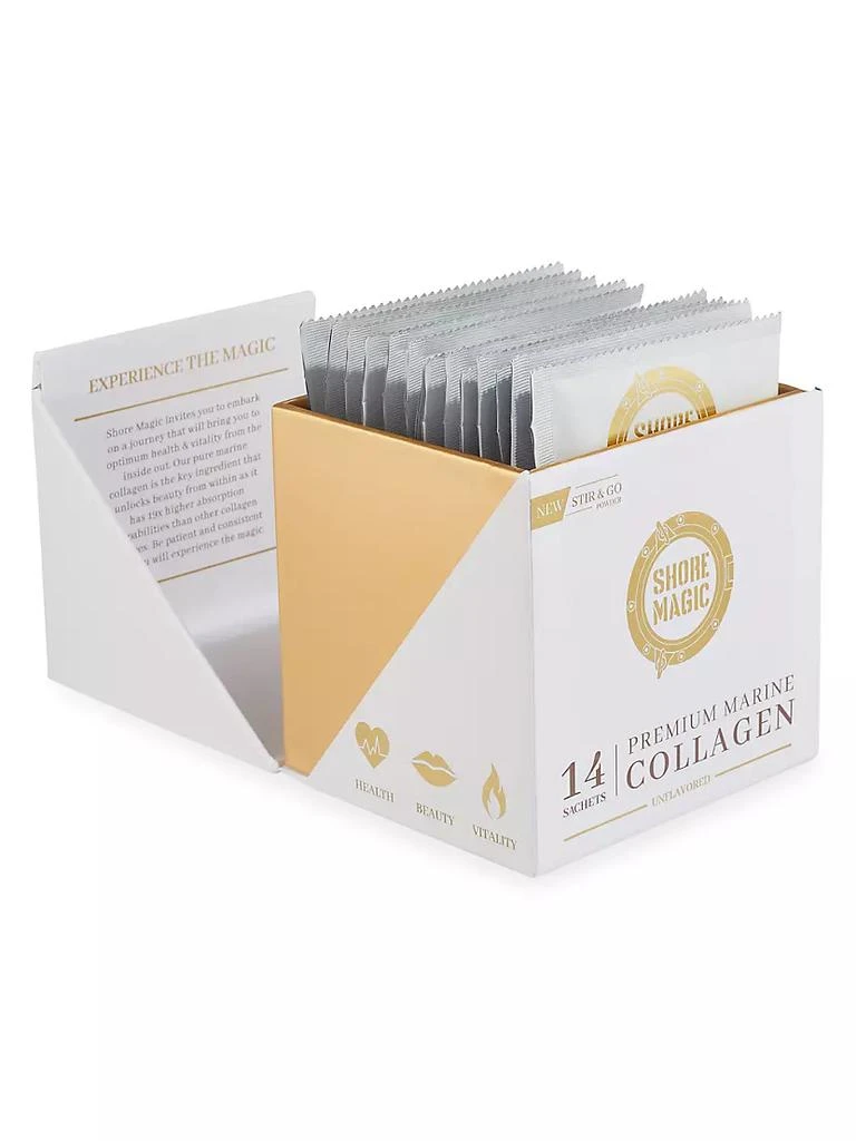 商品Shore Magic|14-Pack Hydrolized Marine Collagen Sachets,价格¥450,第1张图片