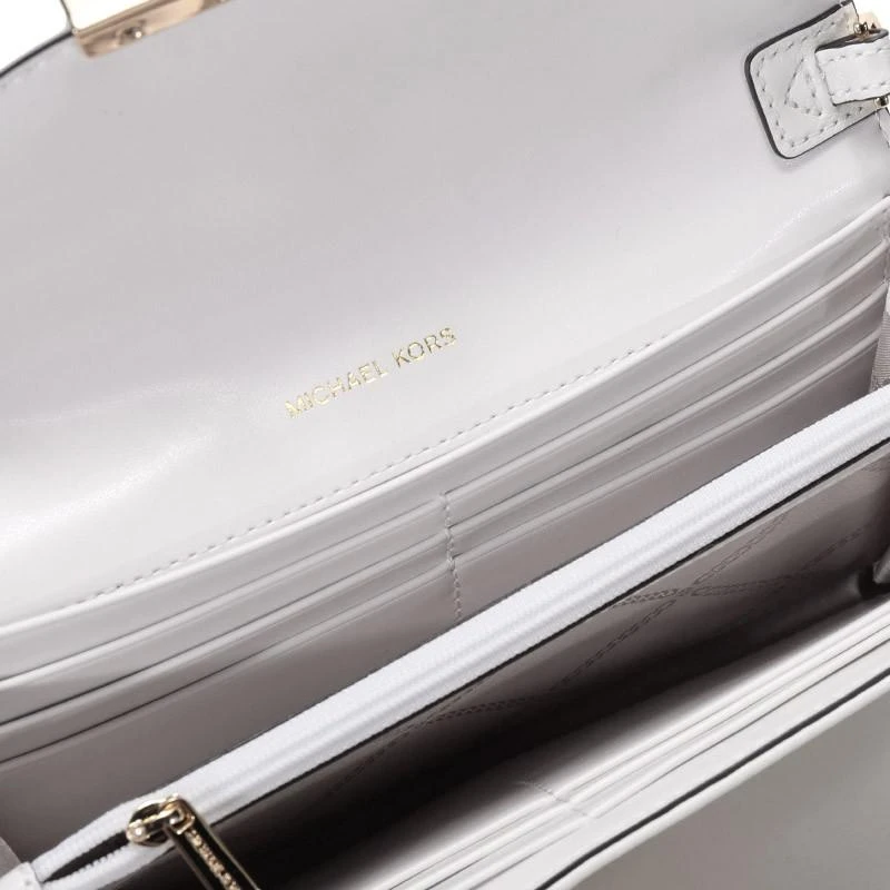 商品[国内直发] Michael Kors|MK 女包 迈克·科尔斯 MICHAEL KORS 女士皮质单肩斜挎包白色 30S1G1SL7Y OPTIC WHITE 白色 中号,价格¥2257,第6张图片详细描述