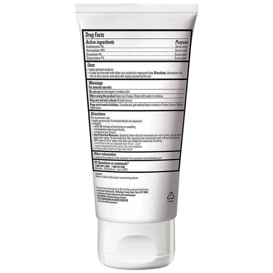 商品La Roche Posay|Melt-In Milk Face and Body Sunscreen Lotion SPF 60,价格¥317,第2张图片详细描述