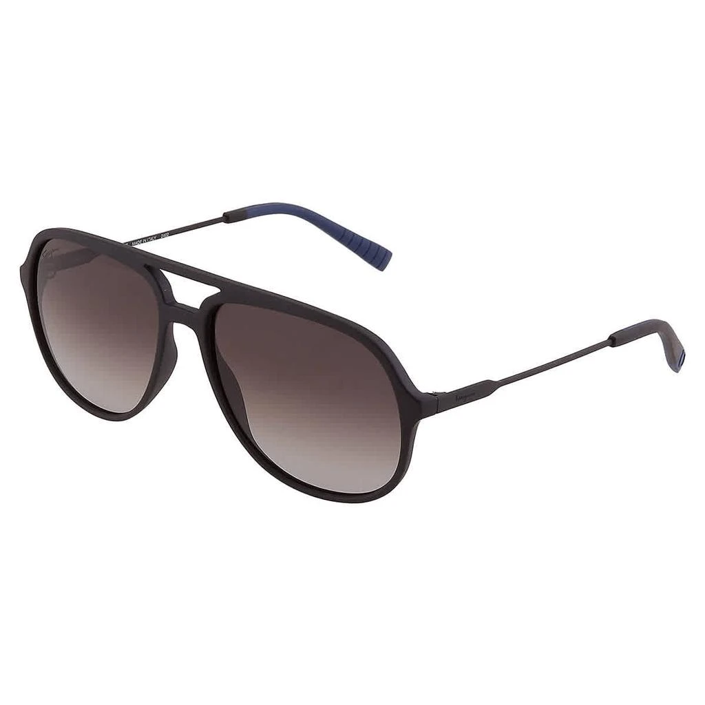 商品Salvatore Ferragamo|Grey Gradient Pilot Men's Sunglasses SF999S 002 60,价格¥416,第3张图片详细描述