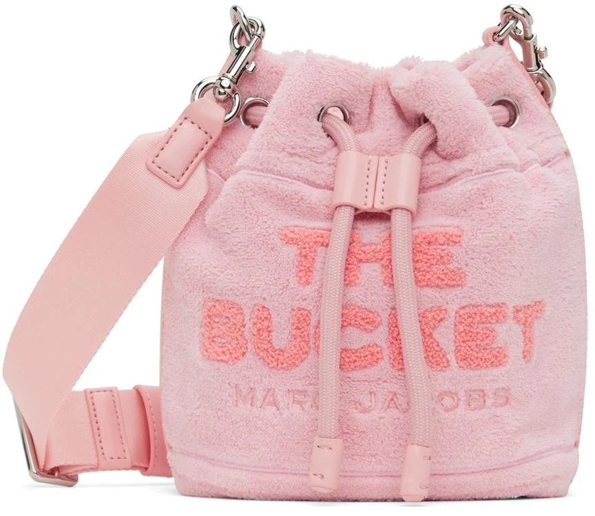 商品Marc Jacobs|粉色 The Terry Bucket Bag 水桶包,价格¥3281,第1张图片