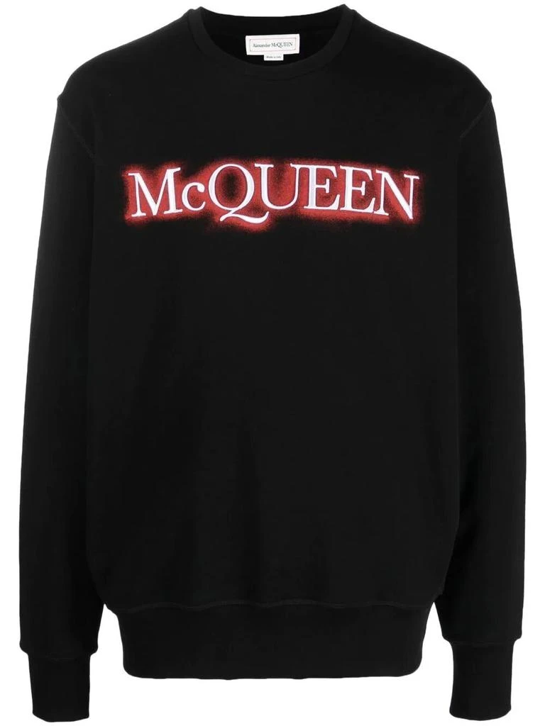 商品Alexander McQueen|Mcqueen spray logo sweatshirt,价格¥1717,第1张图片