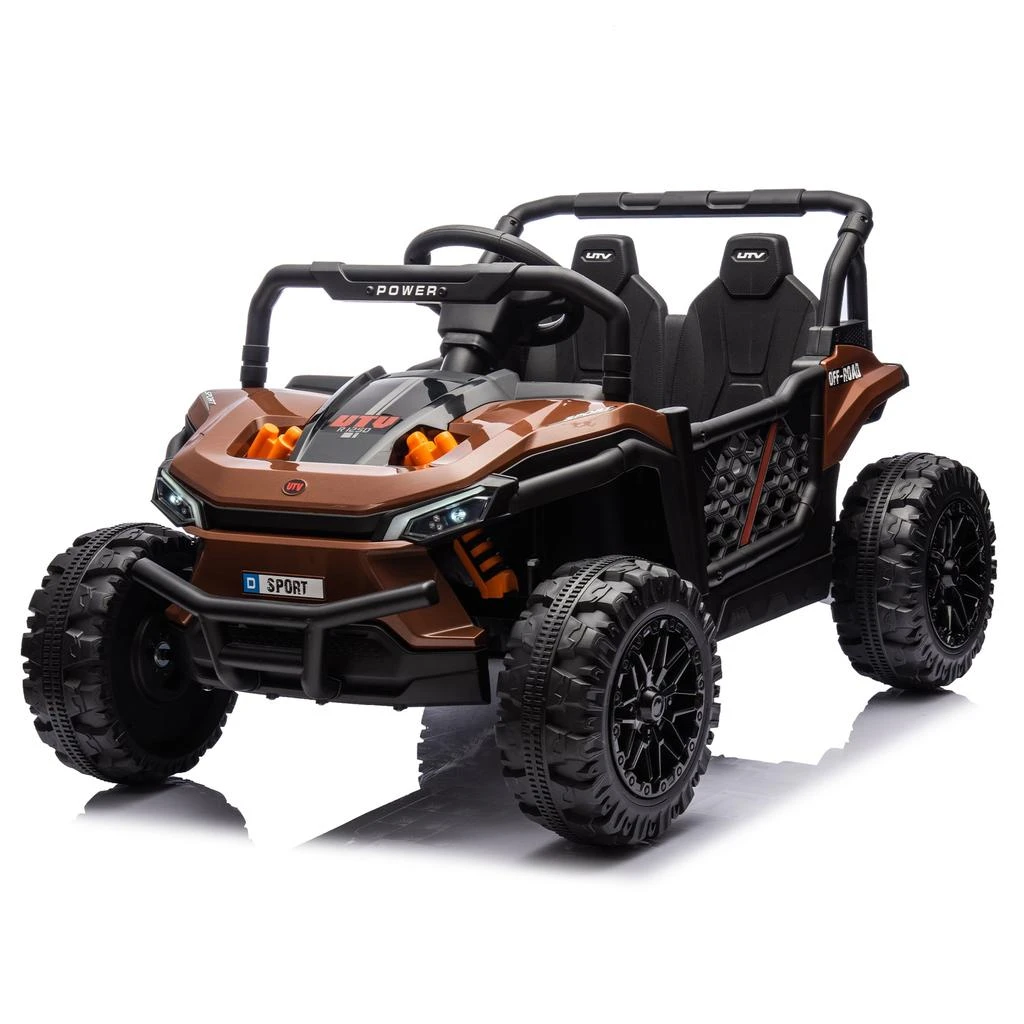 商品Streamdale Furniture|Streamdale Kids Electric Ride-On Car with Horn,价格¥1551,第4张图片详细描述