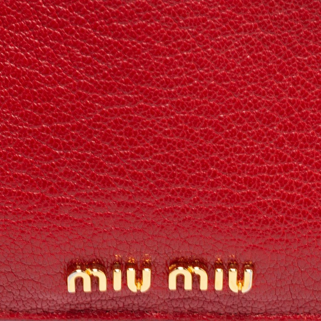 Miu Miu Multicolor Leather Zip Card Holder 商品