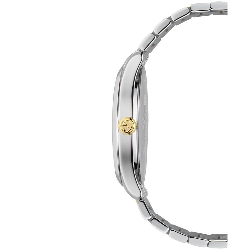 商品Gucci|Men's Swiss G-Timeless Two-Tone Stainless Steel Bracelet Watch 38mm,价格¥10512,第4张图片详细描述
