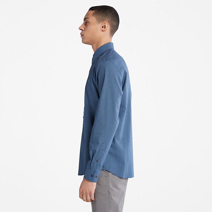 商品Timberland|Lightweight Flannel Shirt for Men in Navy,价格¥845,第6张图片详细描述