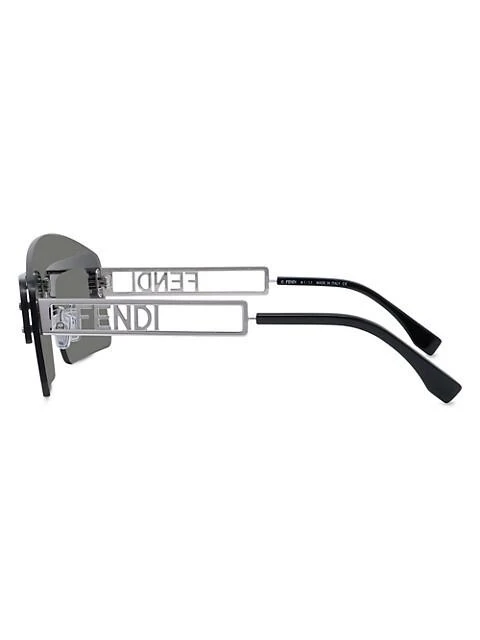商品Fendi|142MM Logo Shield Sunglasses,价格¥4442,第4张图片详细描述