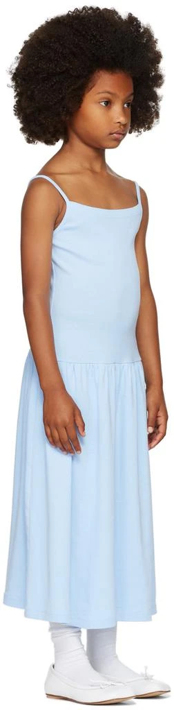 商品Gil Rodriguez|Kids Blue LaPointe Dropwaist Midi Dress,价格¥289,第2张图片详细描述