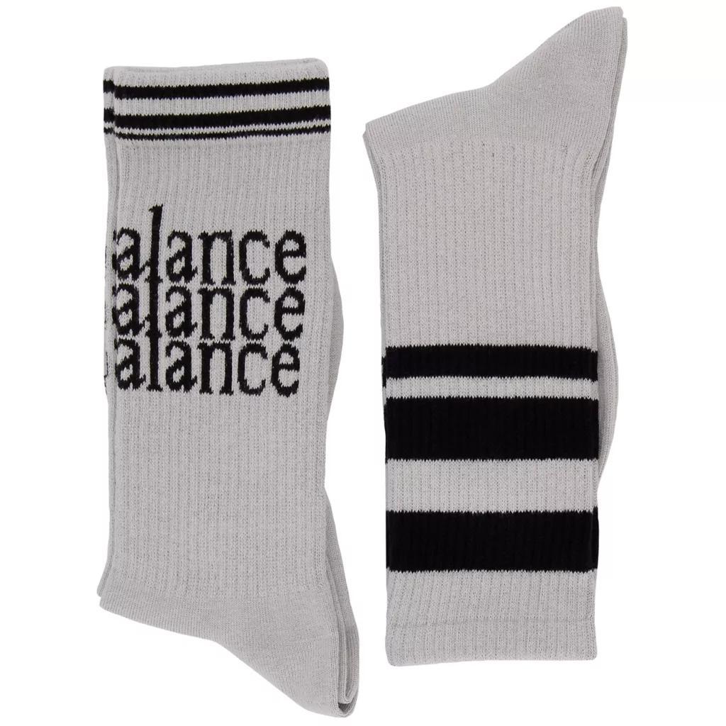 商品New Balance|NB Essentials Celebrate Legacy Crew Socks 2 Pack,价格¥71,第4张图片详细描述