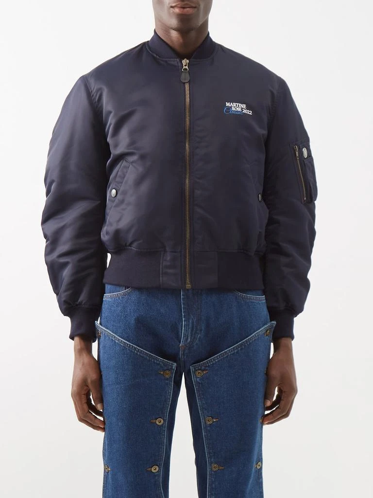 商品Martine Rose|Classic padded-shell bomber jacket,价格¥4766,第1张图片