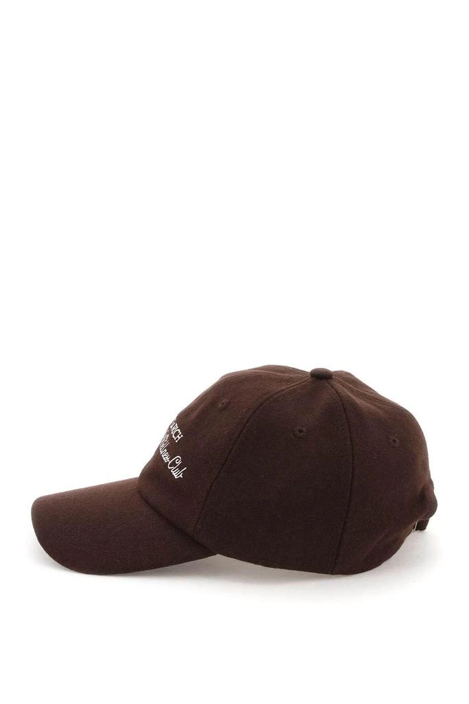 商品Sporty & Rich|'HEALTH AND WELLNESS CLUB' WOOL BASEBALL HAT,价格¥288,第4张图片详细描述