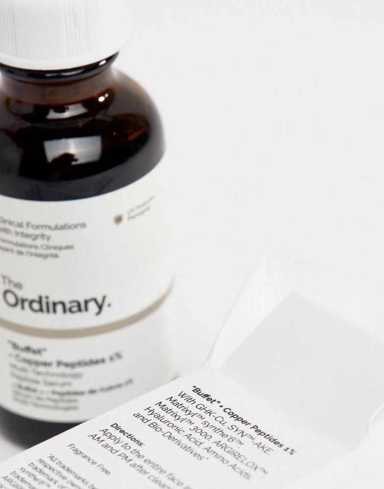 商品The Ordinary|The Ordinary Buffet + Copper Peptides 1%,价格¥228,第4张图片详细描述