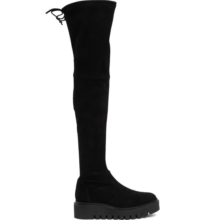 商品Stuart Weitzman|Chalet City Lug Sole Over-the-Knee Boot,价格¥2576,第5张图片详细描述