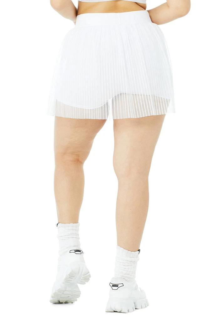 Mesh Flirty Tennis Skirt - White 商品