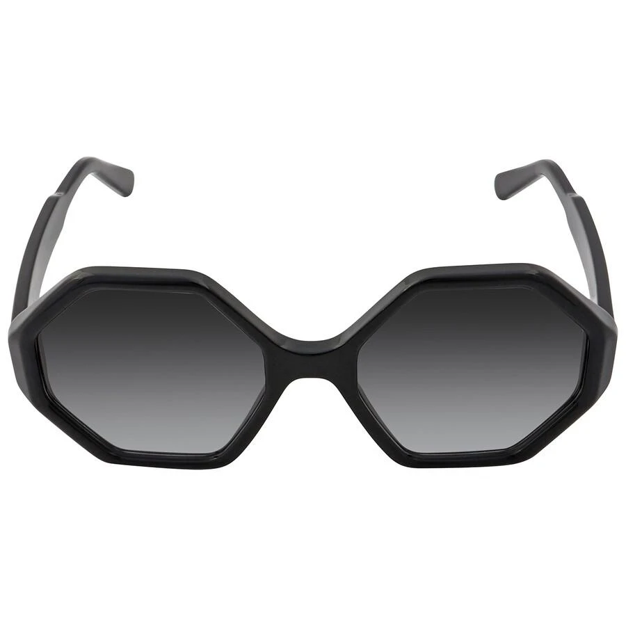 商品Salvatore Ferragamo|Salvatore Ferragamo Grey Gradient Hexagonal Ladies Sunglasses SF1070S 001 52,价格¥586,第1张图片