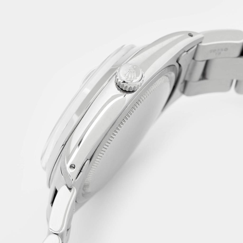 Rolex Silver Stainless Steel Oyster Date Precision 6694 Men's Wristwatch 35 mm商品第6张图片规格展示